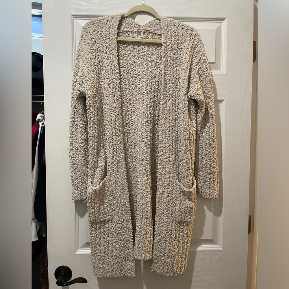 Woven sweater